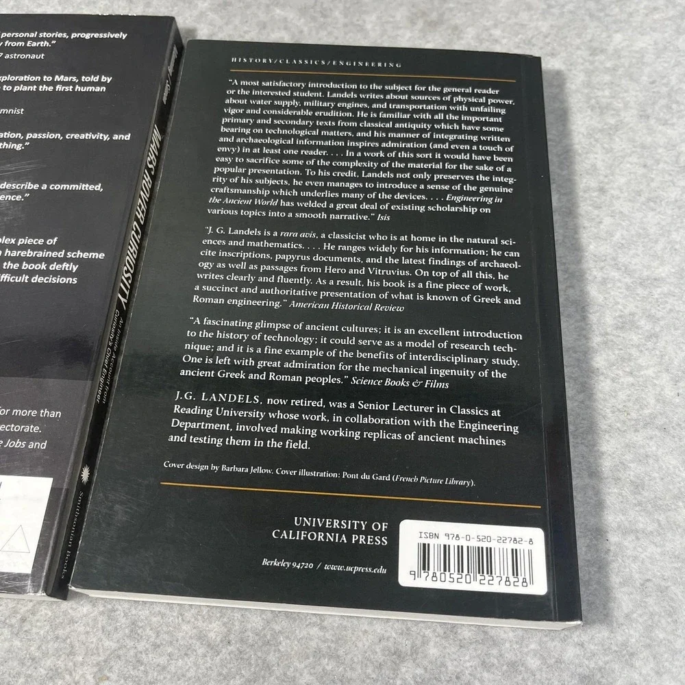 Mars Rover Curiosity & Engineering‎ In The Ancient World Science Lot 2 PB Books